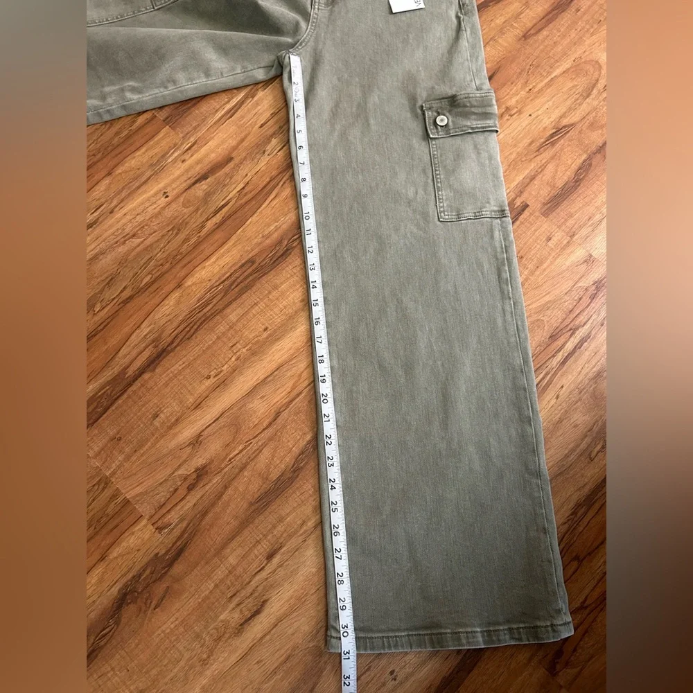 Vervet Lindsey 90s Vintage Loose Fit Wide Leg Stretch Cargo Pant Womens Size 29 - Picture 14 of 14